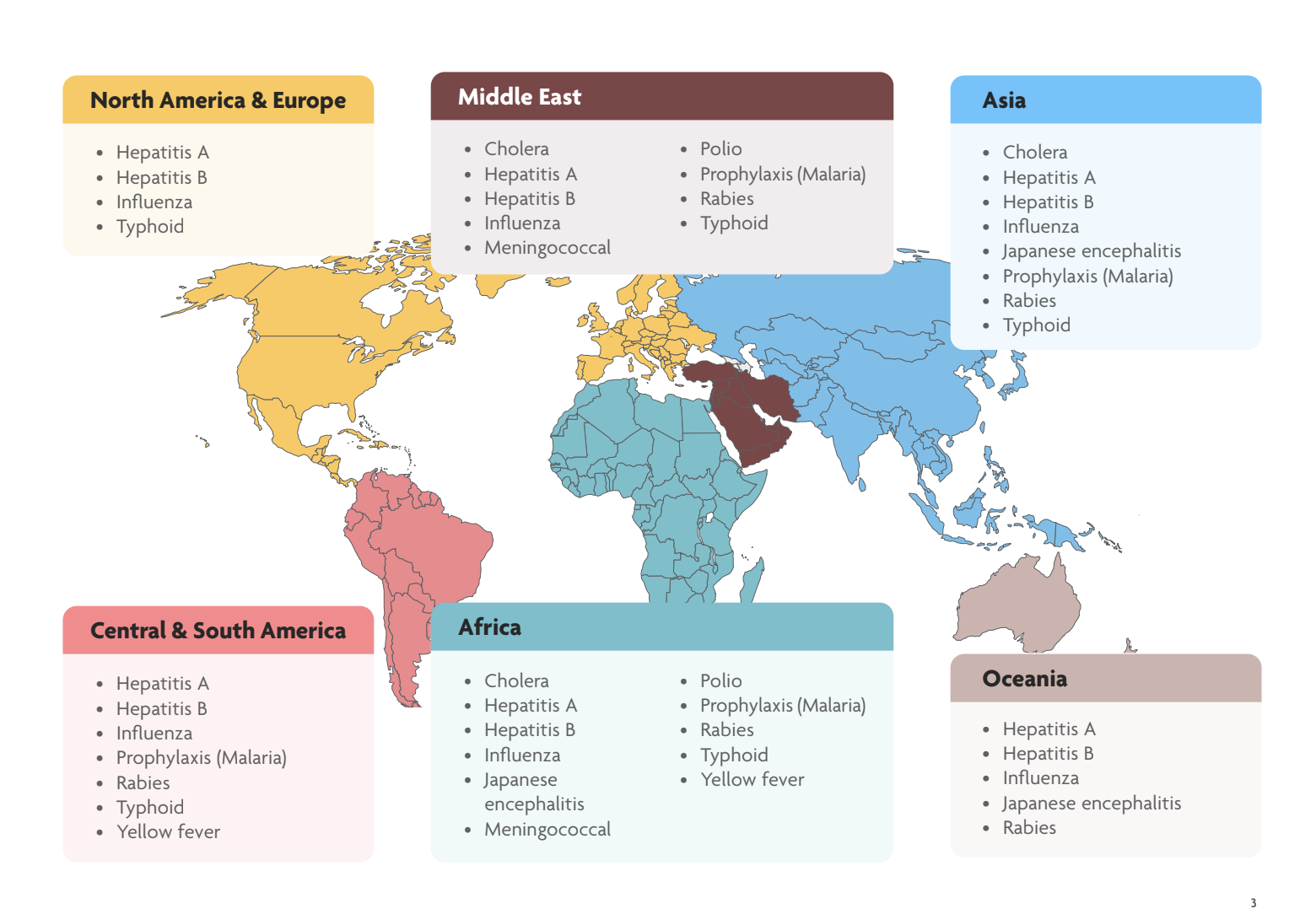 travel vaccination map